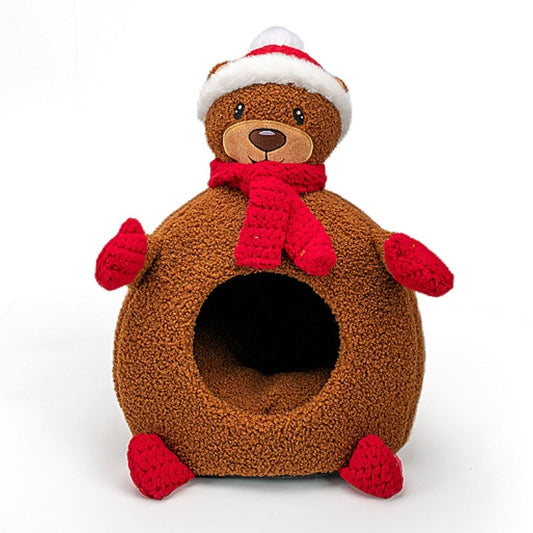 JMT-986890 Cozy Cartoon Pet Nest for Winter - Three-Dimensional Design in Various Colors and Sizes
