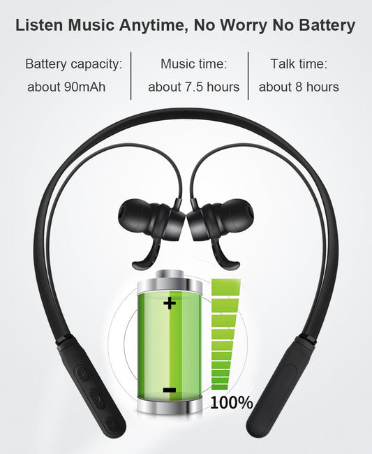 JMT-987082 Wireless Magnetic Bluetooth Stereo Headphones