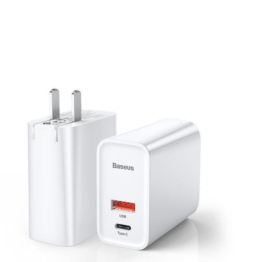 JMT-987274 30W USB Power Adapter with PD & QC Fast Charging for Mobile Phones and Tablets