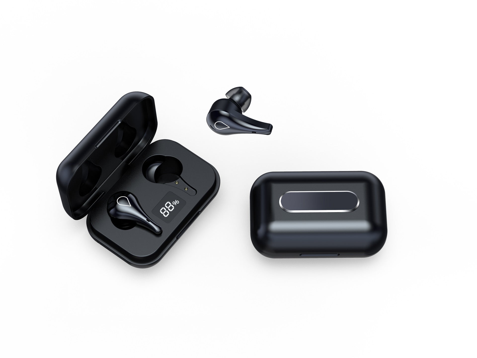 JMT-987402 Bluetooth 5.0 Wireless Earbuds with Active Noise Reduction and Stereo Sound