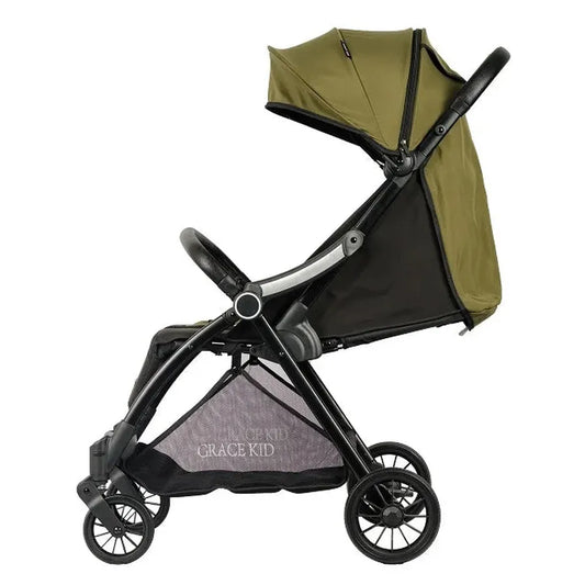 JMT-987594 Sturdy Green Baby Stroller with Durable Composite Fabric