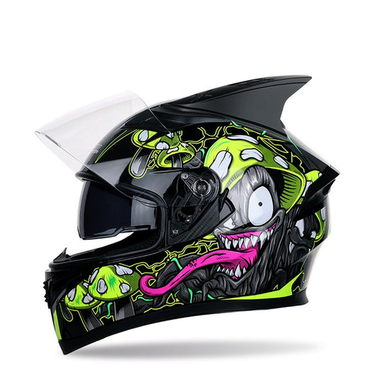 JMT-987658 Four Seasons Corner Motorcycle Racing Helmet - Optimized Safety, Aerodynamic Design, and Superior Comfort