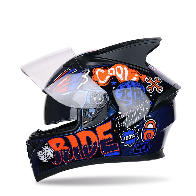 JMT-987658 Four Seasons Corner Motorcycle Racing Helmet - Optimized Safety, Aerodynamic Design, and Superior Comfort