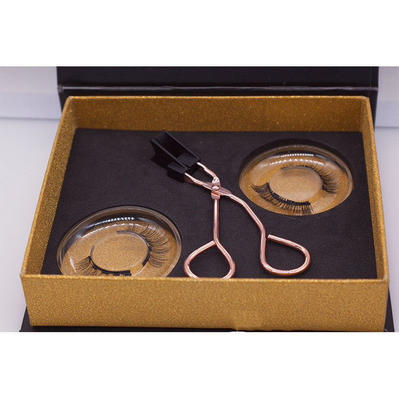JMT-987850 Magnetic Eyelash Curler Set with Stainless Steel Alloy and Soft Magnetic Strip for Easy Application