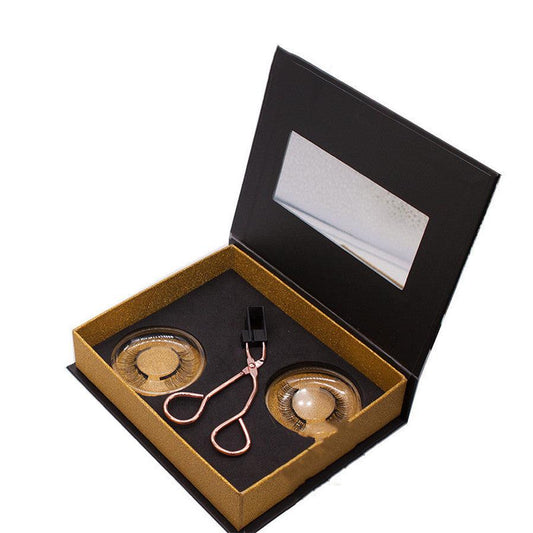 JMT-987850 Magnetic Eyelash Curler Set with Stainless Steel Alloy and Soft Magnetic Strip for Easy Application