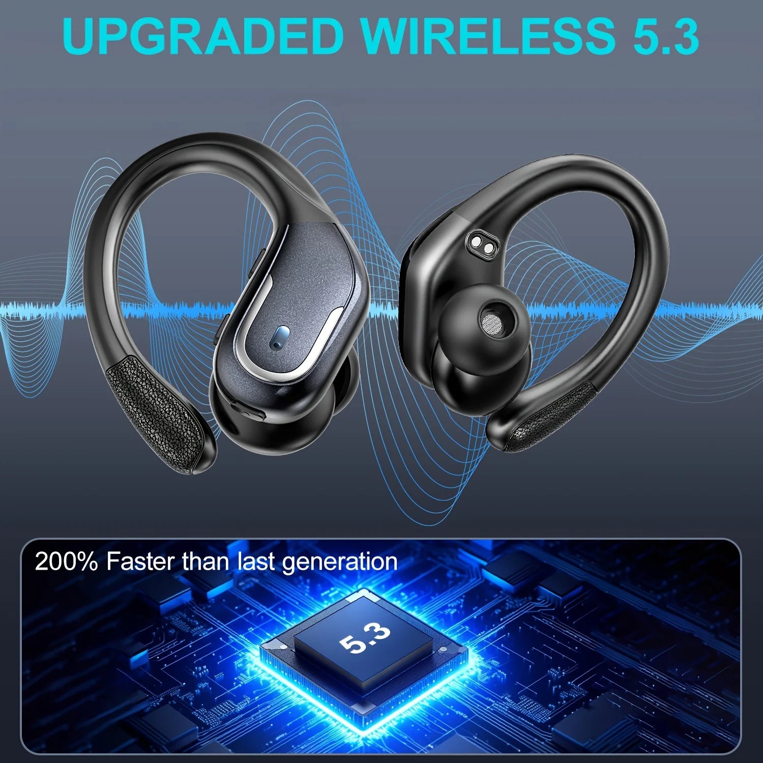 JMT-987914 Waterproof Wireless Earbuds for Sports and Gaming - Noise Canceling TWS Earphones with Secure Fit