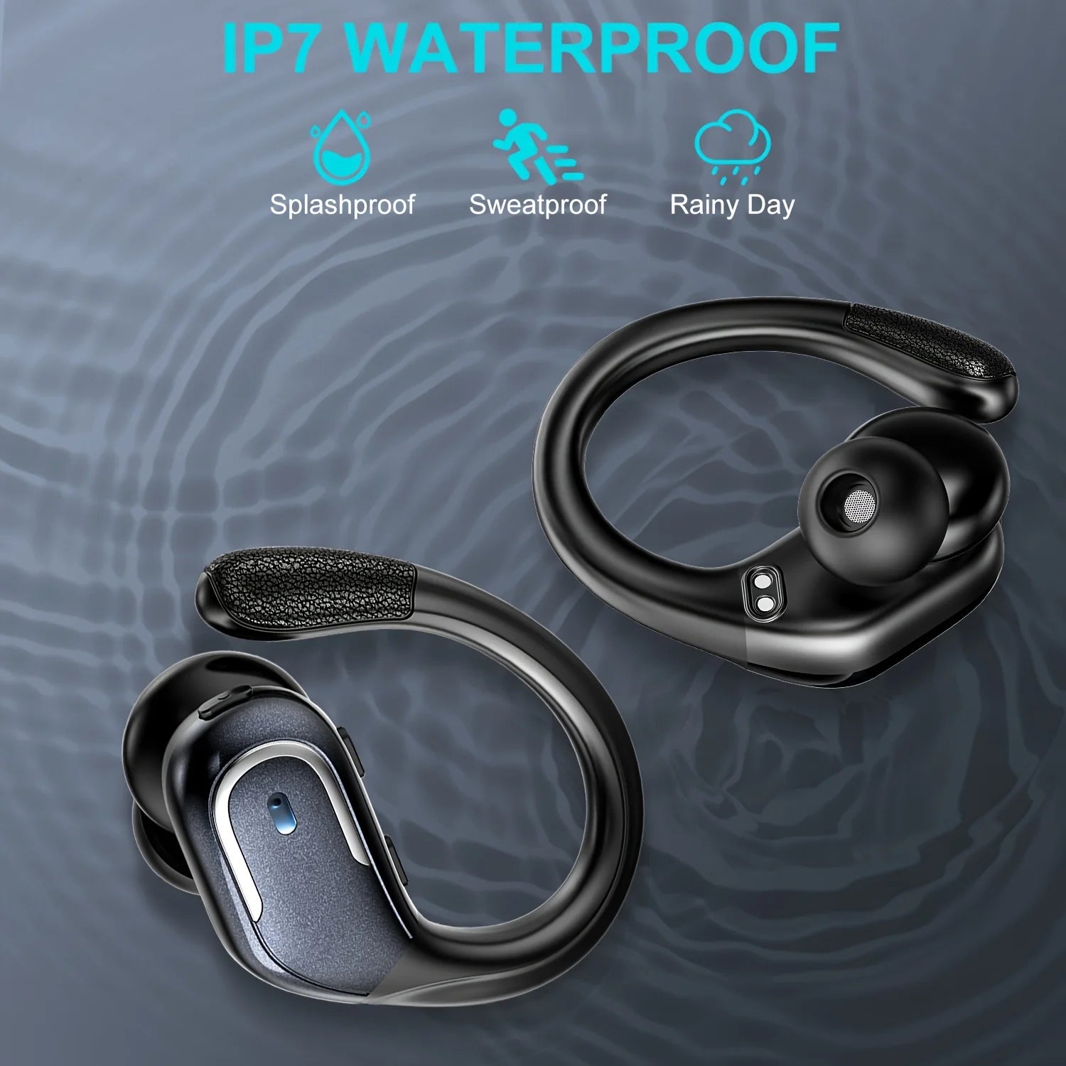 JMT-987914 Waterproof Wireless Earbuds for Sports and Gaming - Noise Canceling TWS Earphones with Secure Fit