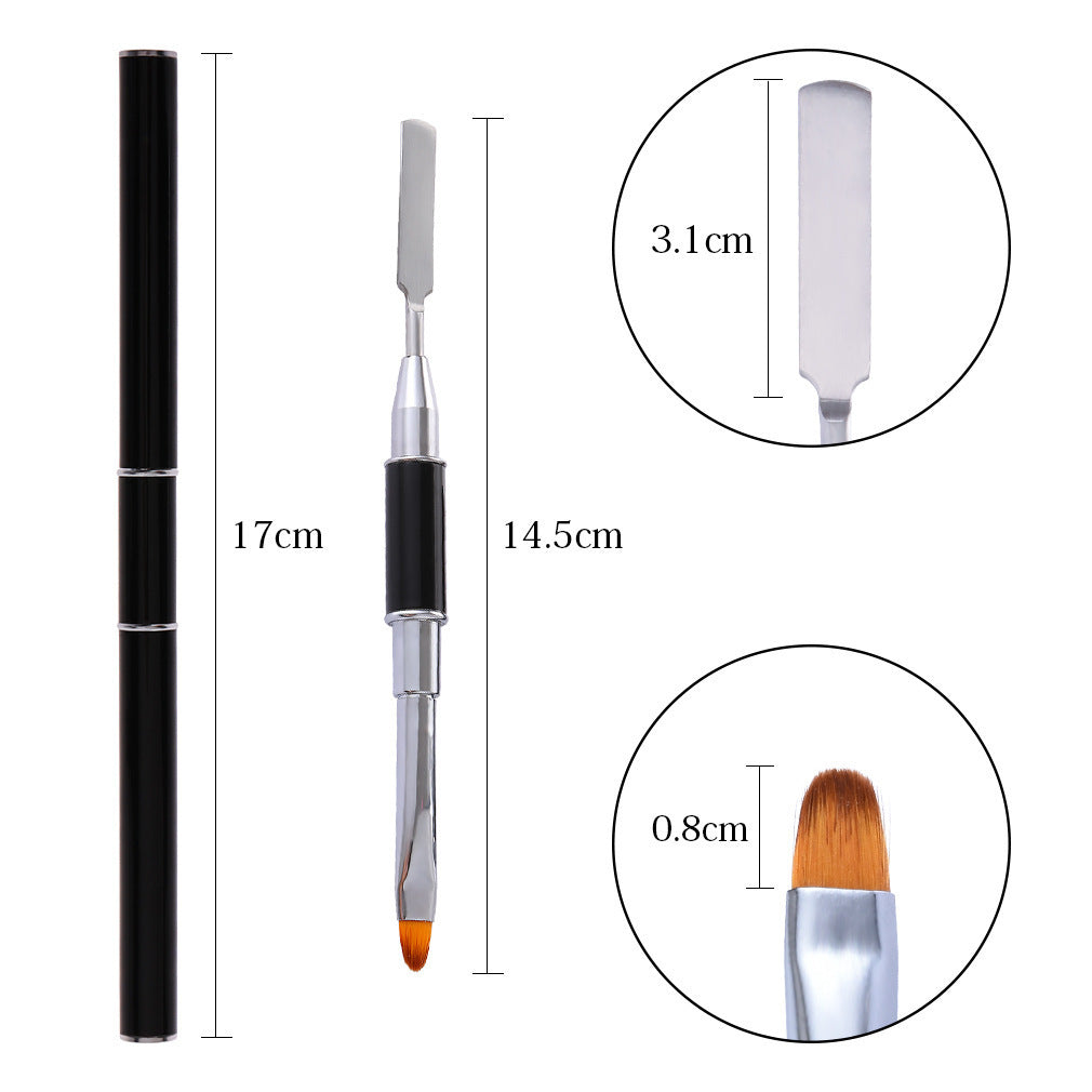 JMT-988042 Multifunctional Double-End Nail Pen for Quick Glue Application and Embossing