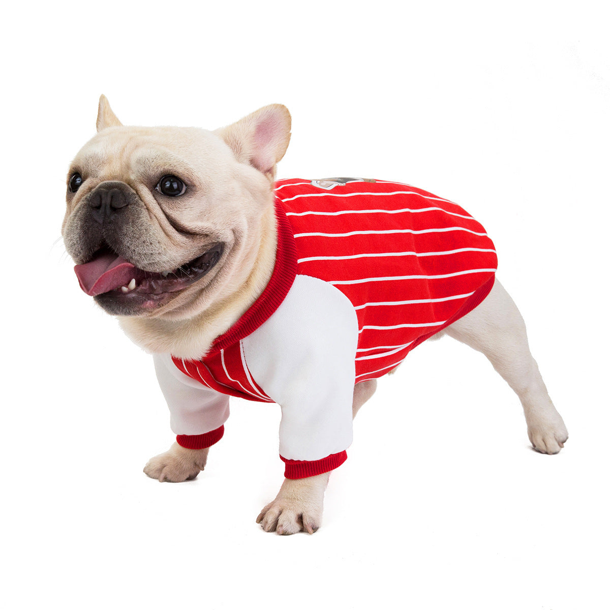 JMT-988362 Bulldog Cotton Dog Apparel - Comfortable & Stylish Clothing for Your Pet