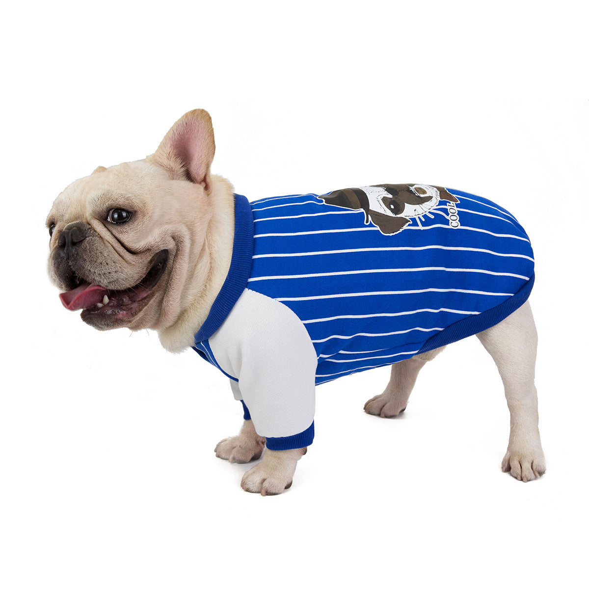 JMT-988362 Bulldog Cotton Dog Apparel - Comfortable & Stylish Clothing for Your Pet