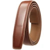 JMT-988490 Men's Custom Leather Belt with Automatic Buckle - Stylish and Adjustable Leather Strap