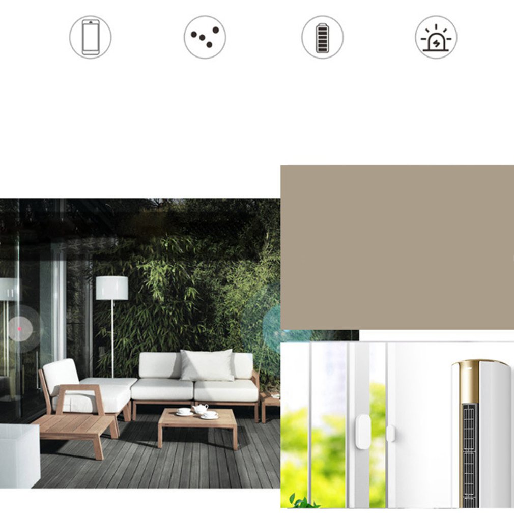 JMT-988554 Smart Home Magnetic WiFi Remote Alarm System with Door Reminder