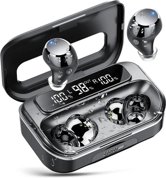 JMT-989066 Transparent Crystal TWS True Wireless Earbuds with Handsfree Functionality