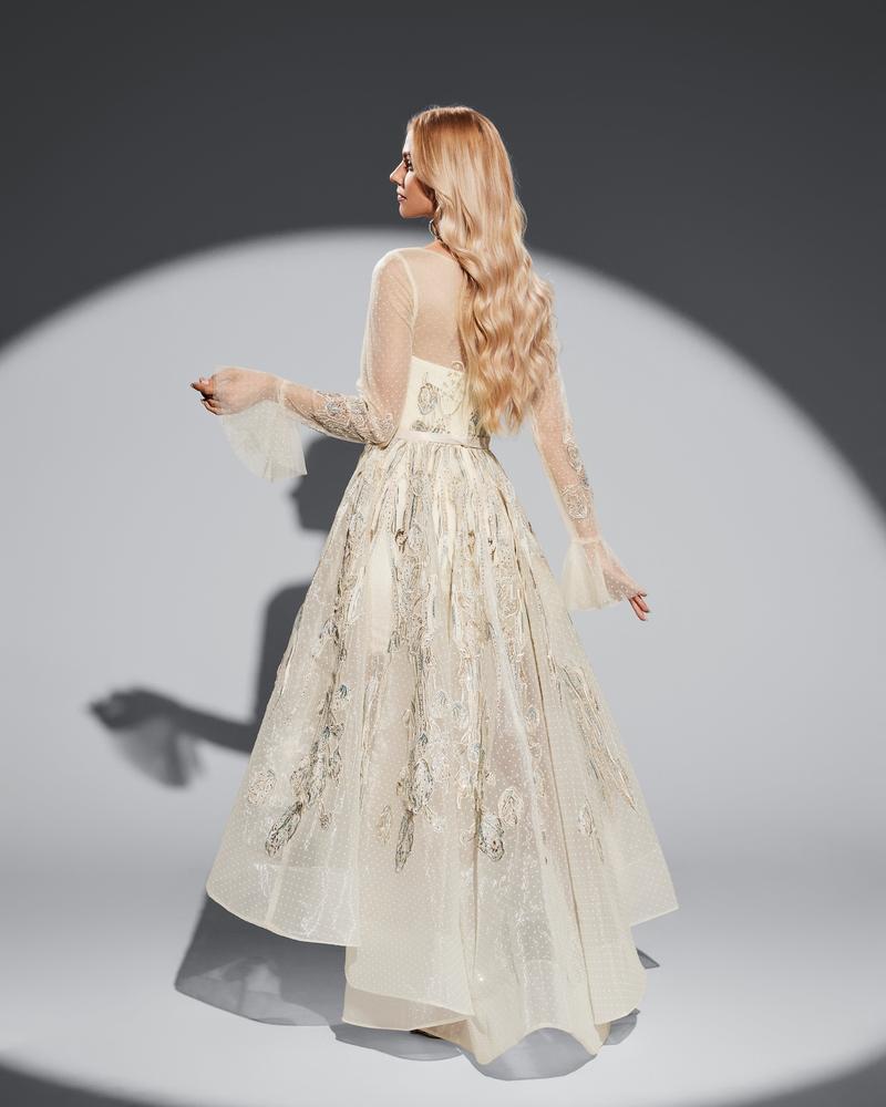 JMT-989130 Elegant Yellow Evening Dress - SH0050 Style for Special Occasions