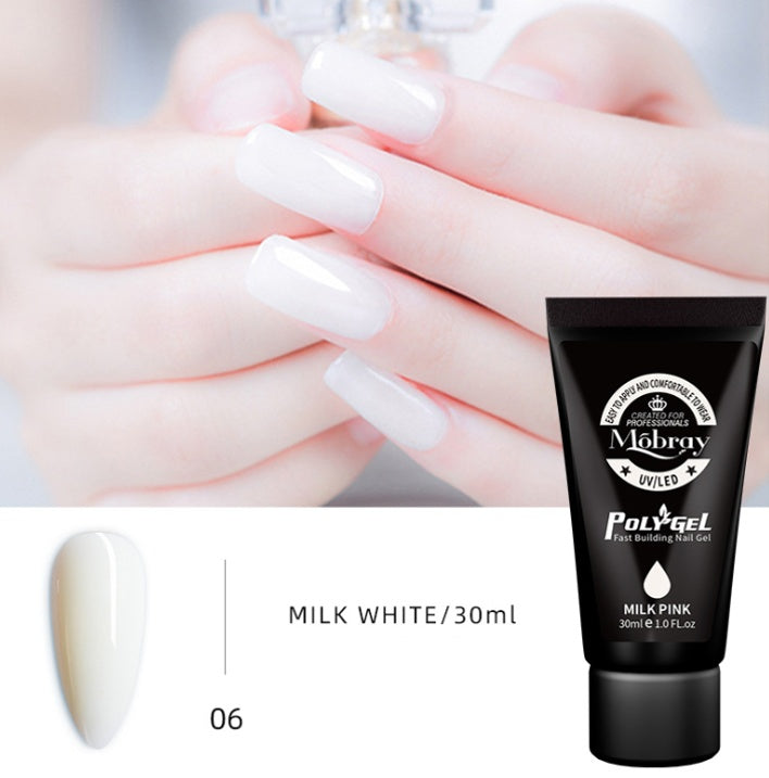 JMT-989194 Nail Extension Gel Kit with Mouse Lamp, Primer, Sealing Layer, and Cleaning Solution - Multiple Colors Available