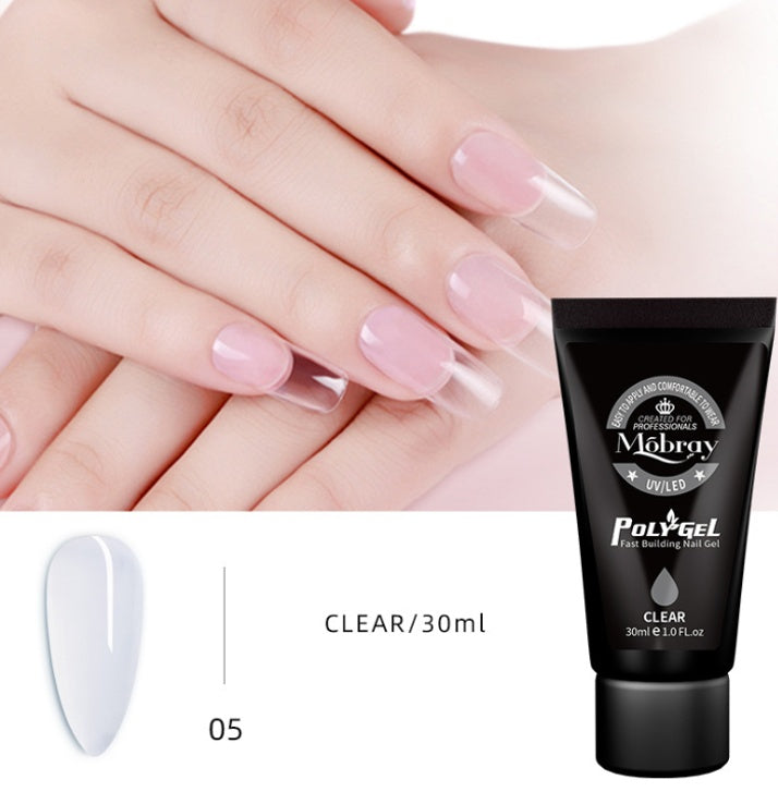 JMT-989194 Nail Extension Gel Kit with Mouse Lamp, Primer, Sealing Layer, and Cleaning Solution - Multiple Colors Available
