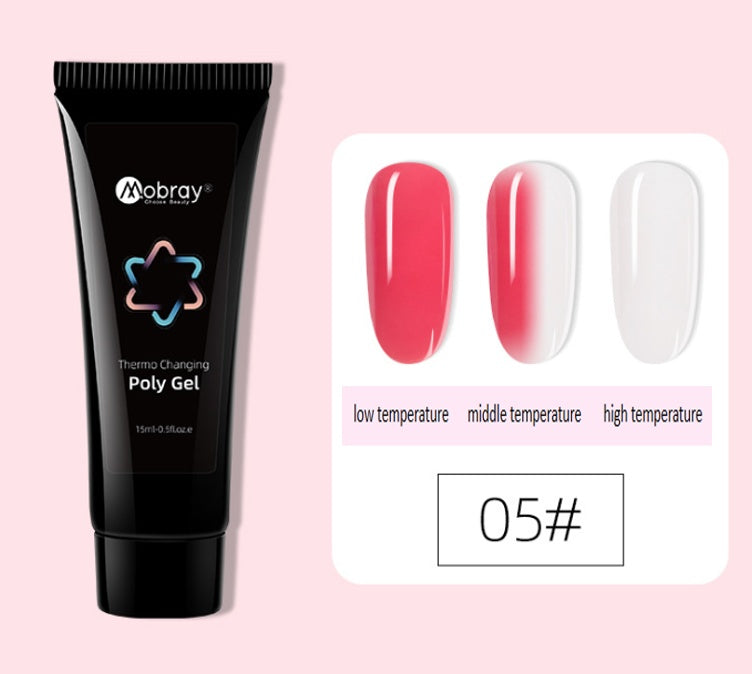 JMT-989194 Nail Extension Gel Kit with Mouse Lamp, Primer, Sealing Layer, and Cleaning Solution - Multiple Colors Available