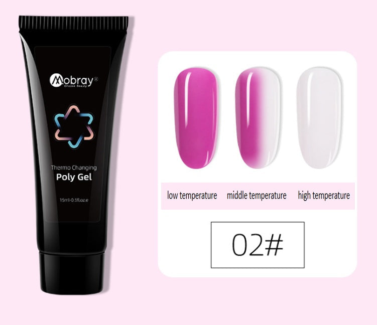 JMT-989194 Nail Extension Gel Kit with Mouse Lamp, Primer, Sealing Layer, and Cleaning Solution - Multiple Colors Available