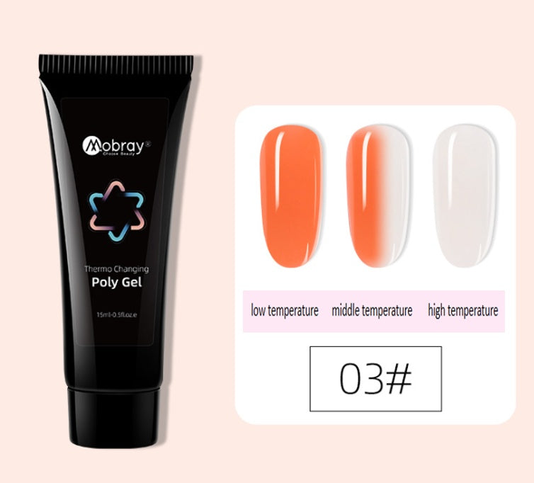 JMT-989194 Nail Extension Gel Kit with Mouse Lamp, Primer, Sealing Layer, and Cleaning Solution - Multiple Colors Available