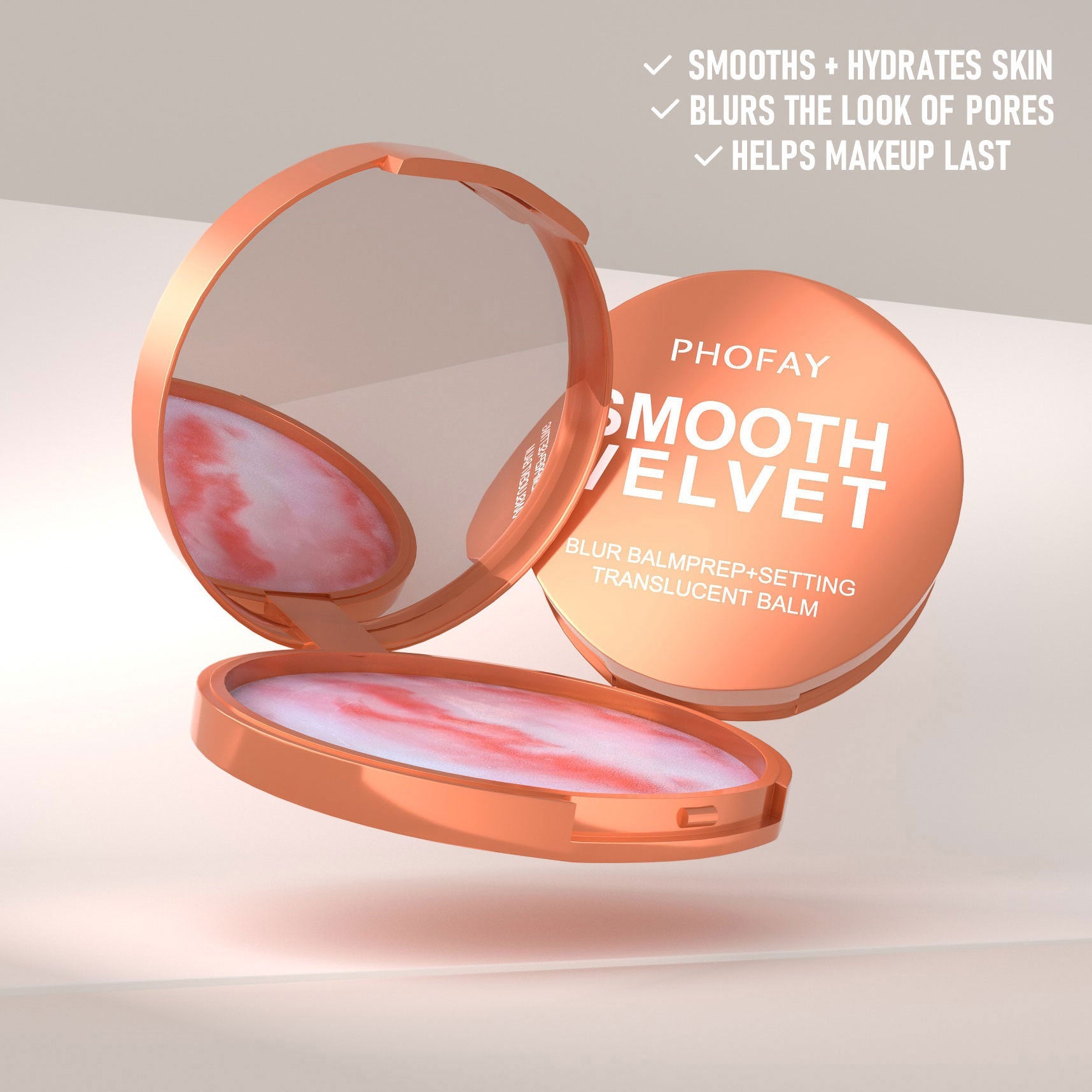 JMT-989322 Waterproof Oil Control Setting Cream with Velvety Texture - 10g