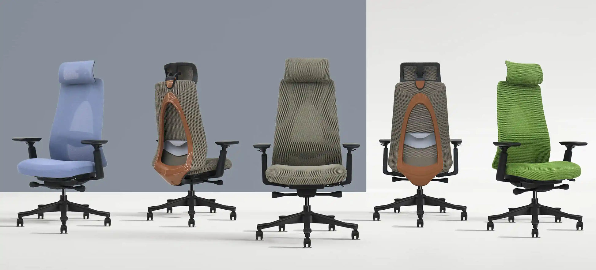 JMT-989642 Ergonomic Mesh Swivel Office Chair for Home and Conference Use