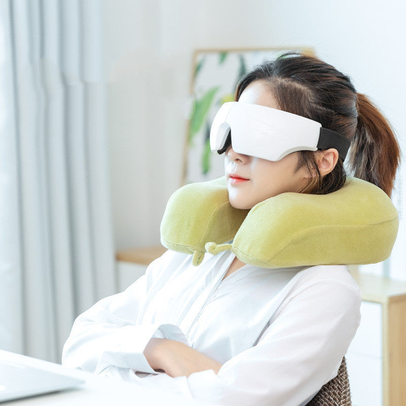 JMT-990282 Heated Eye Mask for Relaxation and Travel – USB Rechargeable Sleep Mask with Light Shield