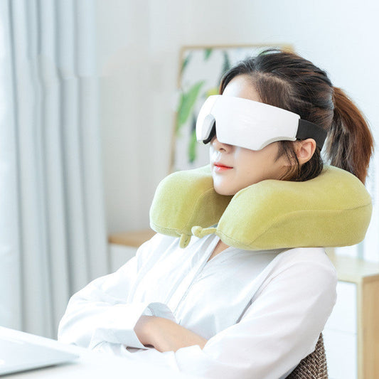 JMT-990282 Heated Eye Mask for Relaxation and Travel – USB Rechargeable Sleep Mask with Light Shield
