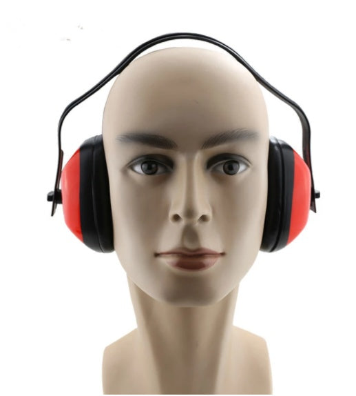 JMT-990538 Professional Noise Reduction Earmuffs for Work, Sleep, and Daily Use - Red