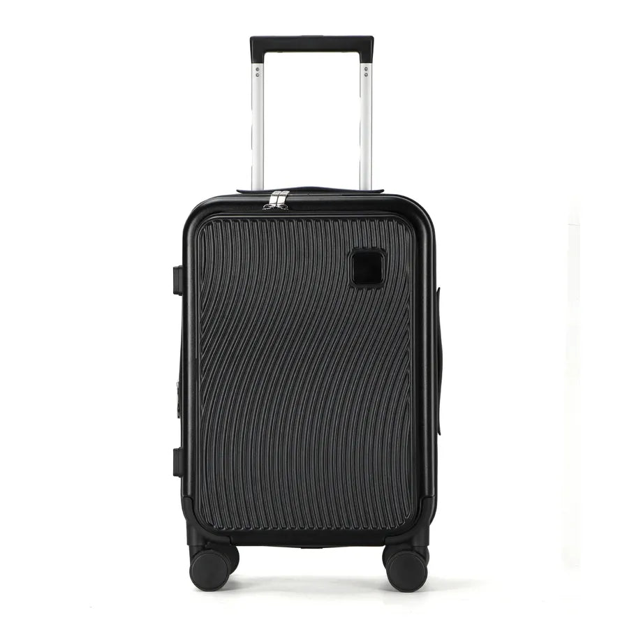 JMT-990602 Custom Logo Spinner Suitcase with 4 Wheels and Laptop Compartment for Travel