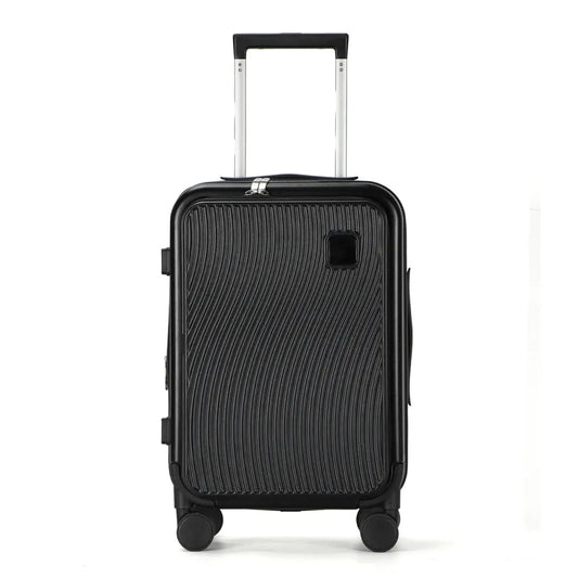 JMT-990602 Custom Logo Spinner Suitcase with 4 Wheels and Laptop Compartment for Travel
