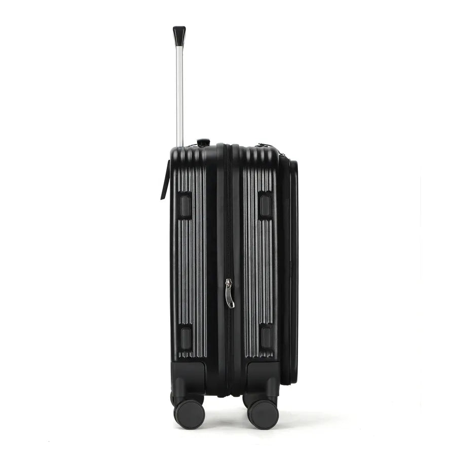 JMT-990602 Custom Logo Spinner Suitcase with 4 Wheels and Laptop Compartment for Travel