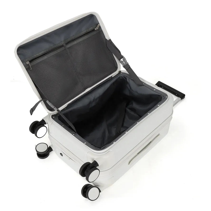 JMT-990602 Custom Logo Spinner Suitcase with 4 Wheels and Laptop Compartment for Travel