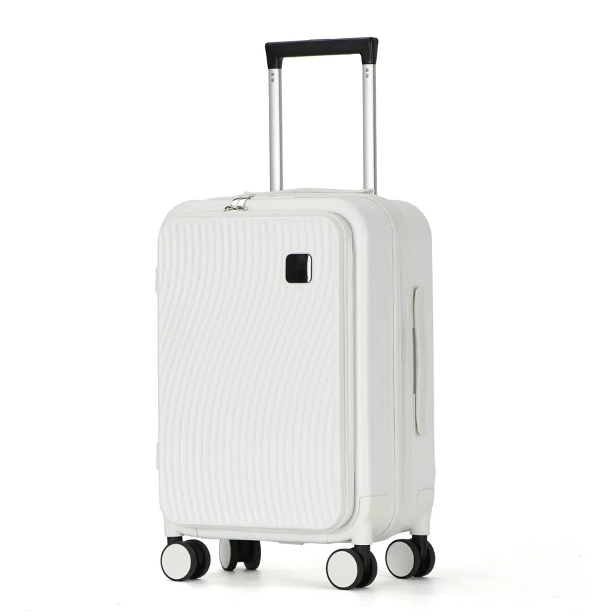JMT-990602 Custom Logo Spinner Suitcase with 4 Wheels and Laptop Compartment for Travel