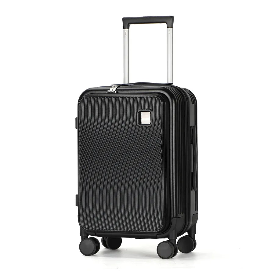 JMT-990602 Custom Logo Spinner Suitcase with 4 Wheels and Laptop Compartment for Travel