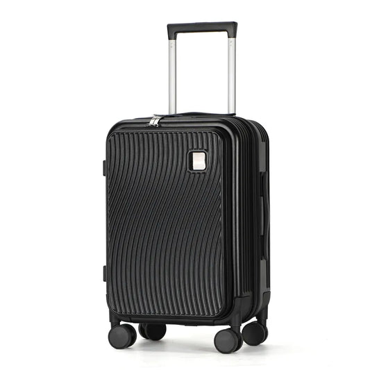JMT-990602 Custom Logo Spinner Suitcase with 4 Wheels and Laptop Compartment for Travel