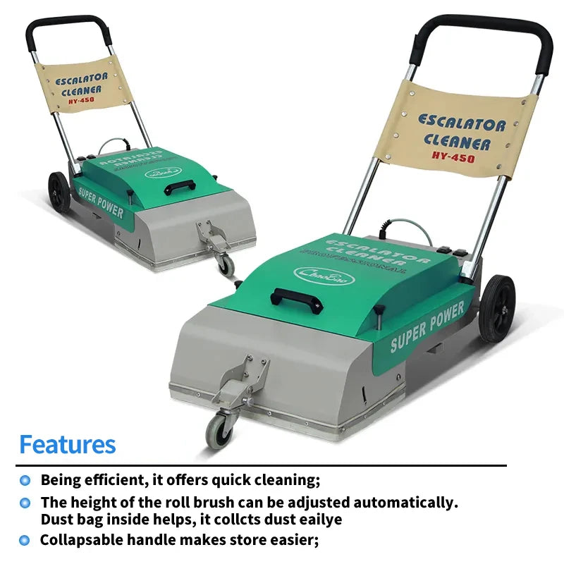 JMT-990666 Automatic Escalator Sweeper and Vacuum Cleaner for Shopping Malls and Supermarkets