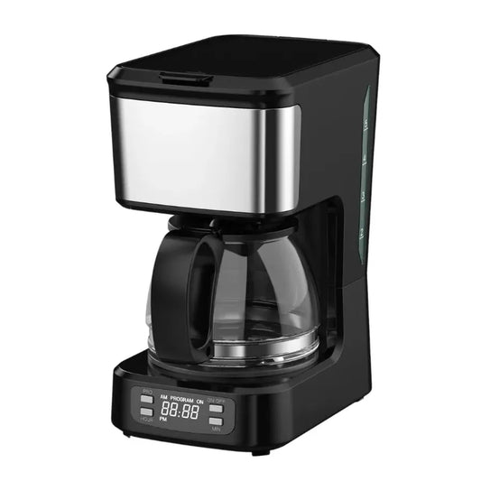 JMT-990858 6-Cup Coffee Machine with Clear Water Lever and Non-Stick Warm Plate