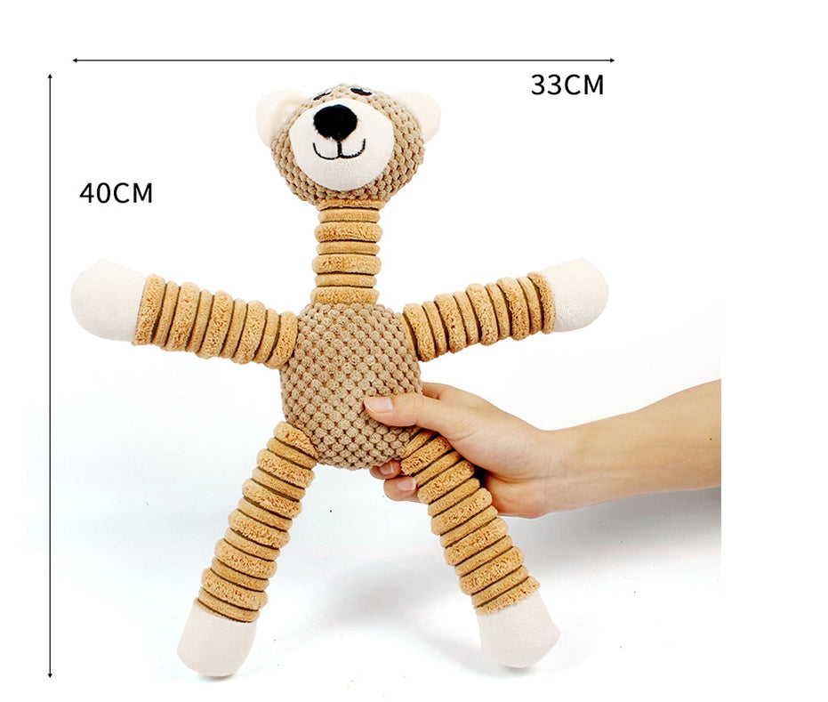 JMT-990858 Plush Chew Squeaky Dog Toy - Sounding Plush Toys for Small to Large Dogs