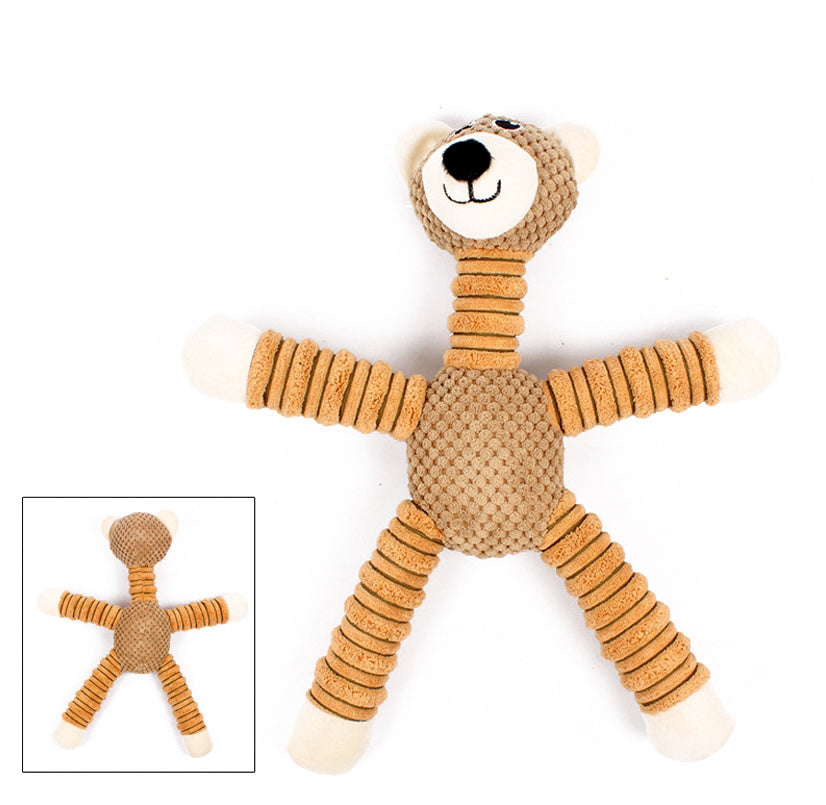 JMT-990858 Plush Chew Squeaky Dog Toy - Sounding Plush Toys for Small to Large Dogs