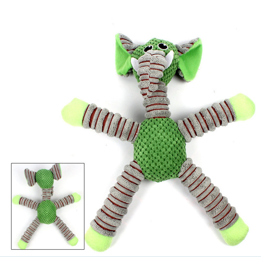 JMT-990858 Plush Chew Squeaky Dog Toy - Sounding Plush Toys for Small to Large Dogs