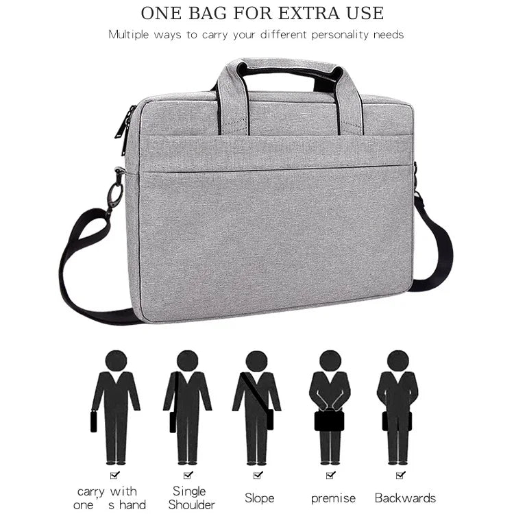 JMT-990858 Water-Resistant Oxford Cloth Messenger Laptop Bag for 13.3 to 15.6 Inch Devices