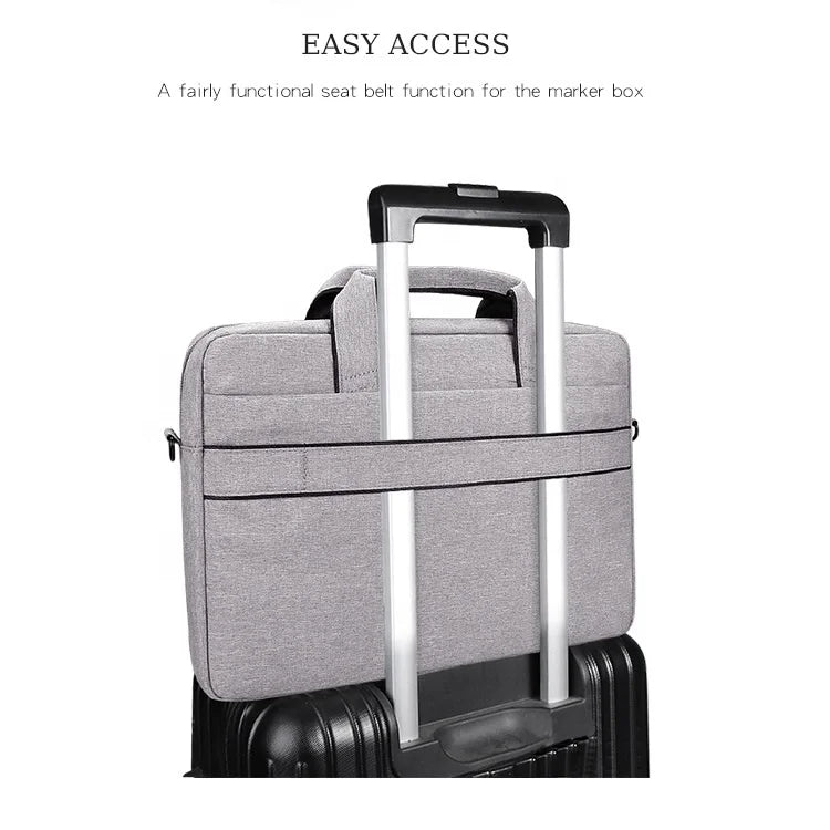 JMT-990858 Water-Resistant Oxford Cloth Messenger Laptop Bag for 13.3 to 15.6 Inch Devices
