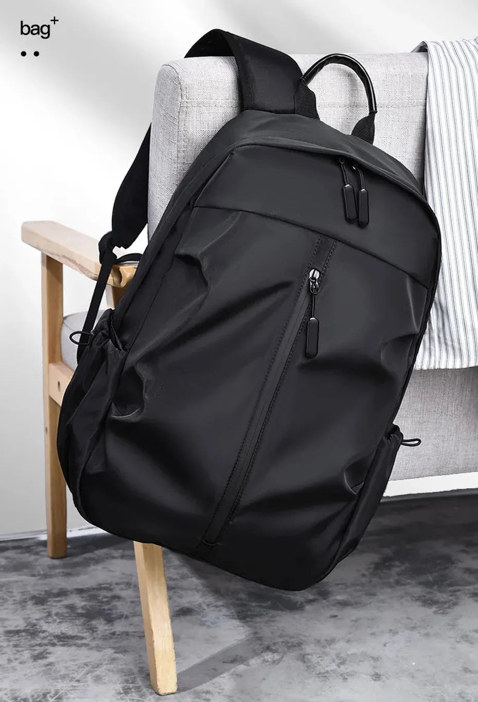 JMT-990858 Waterproof Casual Sports Backpack for Men – Oxford Fabric Laptop Bag with Adjustable Shoulder Strap, 45cm x 30cm x 14.5cm