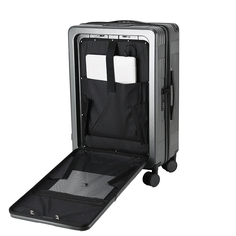 JMT-990922 High-Quality Soft Shell Travel Suitcase Set - Lightweight and Durable Carry-On Luggage