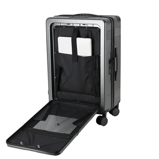 JMT-990922 High-Quality Soft Shell Travel Suitcase Set - Lightweight and Durable Carry-On Luggage