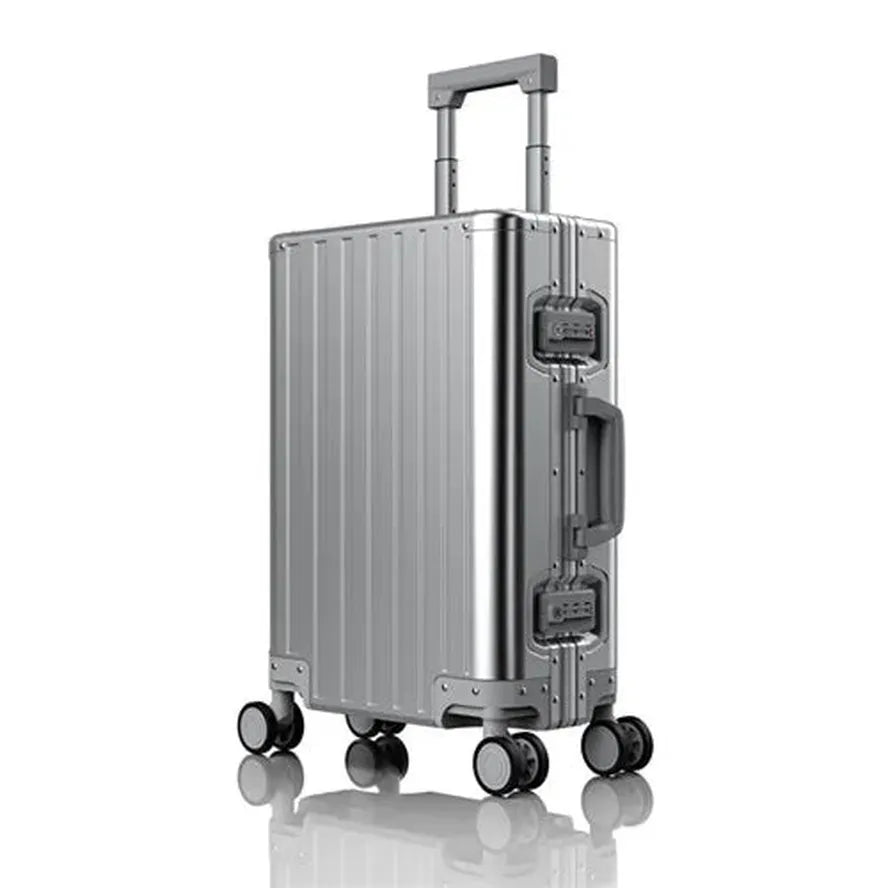 JMT-990986 Aluminium Magnesium Alloy 20-Inch Cabin Luggage Set with Rolling Wheels - Six Colour Options Available