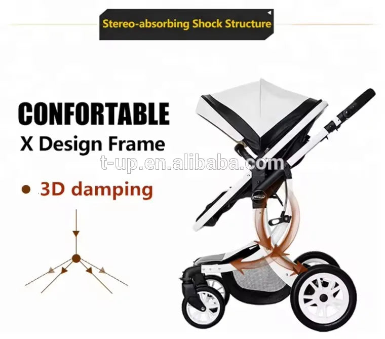 JMT-991178 Deluxe European Standard Baby Jogger Stroller with Premium Features