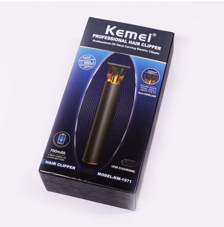 JMT-991178 USB Rechargeable Hair Clipper Model KM-1971 with 3W Power