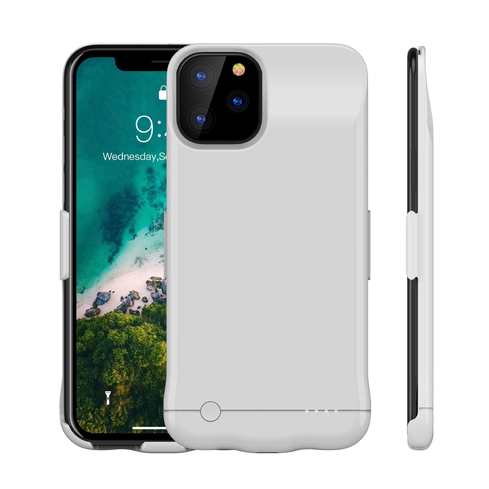 JMT-991370 Wireless Power Bank with Polymer Lithium-Ion Battery, Soft Case, Available in Red, White, and Black