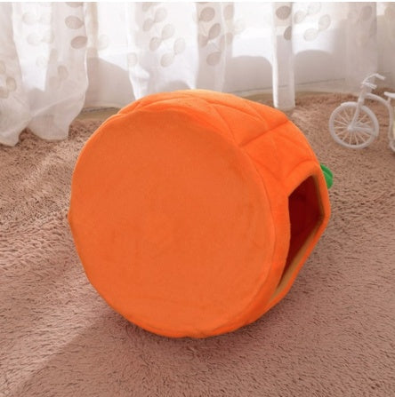 JMT-991498 Pineapple and Orange Cloth Pet Bed for Small Pets - Multiple Sizes Available